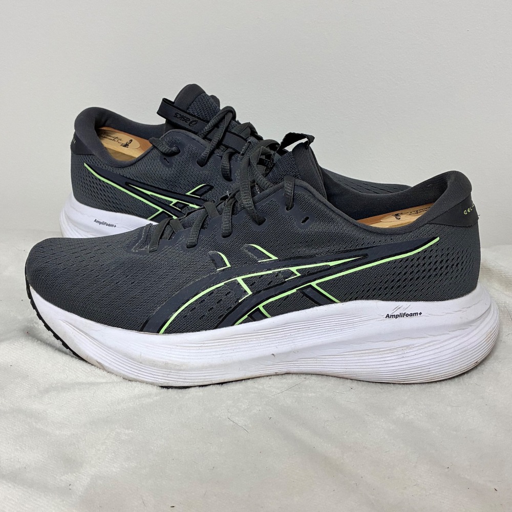 ASICS Gel-Excite 11 Mens Running Shoes Grey Safety Yellow 1011C080 Size 9